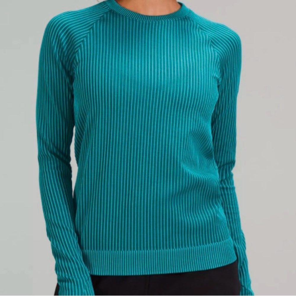 Lululemon Rest Less Pullover Teal Size 6